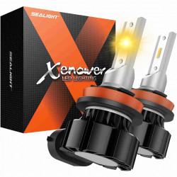 SEALIGHT® XF1 H11/H16/H8/H9 LED Fog Light Bulbs 3500K Yellow 20W 6000LM IP67 2PCS