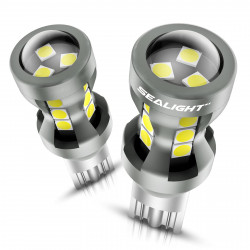SEALIGHT® L2 T15/921/912/W16W LED Backup Reverse Light Dome/Map/Trunk Light or DRL Bulbs 9W 1300LM 6000K White 2PCS