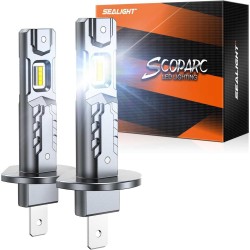 SEALIGHT® S2S H1 70W 6500K White IP68 LED Headlight Bulbs 2Pcs