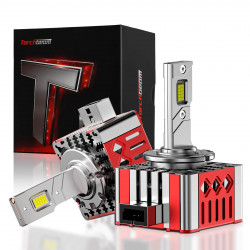 D1S/D1R 8000K Ice Blue 22000LM 90W LED Headlight Bulbs IP68 2Pcs