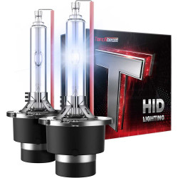 D2S/D2R 8000K Ice Blue 7600LM 70W Xenon HID Headlight Bulbs IP68 2Pcs