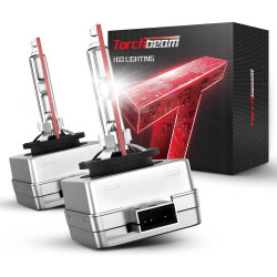 D1S/D1R Super Bright 6000K Cool White 7600LM 70W Xenon HID Headlight Bulbs IP68 2Pcs