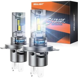 SEALIGHT® S2S H4/9003/HB2 70W 6500K White IP68 LED Headlight Bulbs 2Pcs