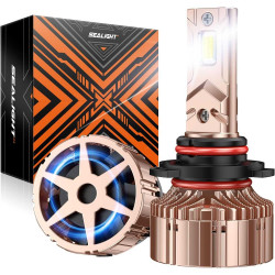 SEALIGHT® X6S 9012/HIR2 90W 6000K White IP68 LED Headlight Bulbs 2Pcs