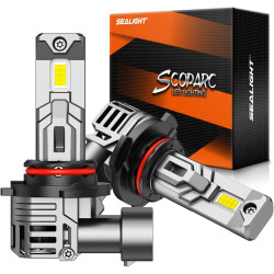 SEALIGHT® S1-Pro 9005/HB3 60W 6500K White IP68 LED Headlight Bulbs 2 Pcs