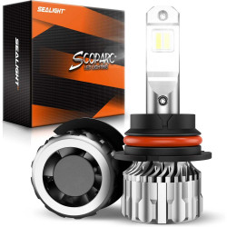 SEALIGHT® S6 9004/HB1 70W 6500K White IP67 LED Headlight Bulbs 2Pcs