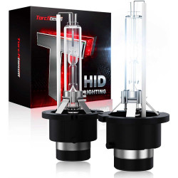 D2S/D2R 6000K Cool White 6000LM 70W Xenon HID Headlight Bulbs IP68 2Pcs