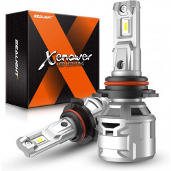 SEALIGHT® X5 9006/HB4 80W 6500K White IP68 LED Headlight Bulbs 2Pcs