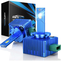 Marsauto® D3S 6000K White 22000LM 35W LED Headlight Bulbs 2Pcs