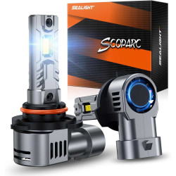 SEALIGHT® S2S 9012/HIR2 70W 6500K White IP68 LED Headlight Bulbs 2Pcs