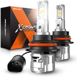 SEALIGHT® X5 9007/HB5 80W 6500K White IP68 LED Headlight Bulbs 2Pcs