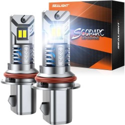 SEALIGHT® S2S 9004/HB1 70W 6500K White IP68 LED Headlight Bulbs 2Pcs