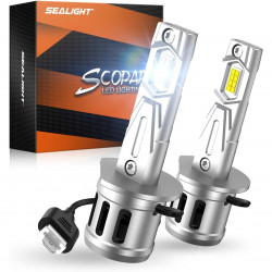SEALIGHT® S3 H1 80W 6500K White IP68 LED Headlight Bulbs 2 Pairs