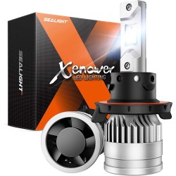 SEALIGHT® X3S H13/9008 100W 6500K White IP67 LED Headlight Bulbs 2Pcs