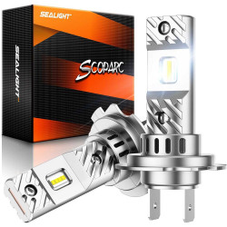 SEALIGHT® S6 H7 70W 6500K White IP67 LED Headlight Bulbs 2Pcs