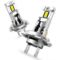 SEALIGHT® X5 H7 80W 6500K White IP68 LED Headlight Bulbs 2Pcs Fan Equipped