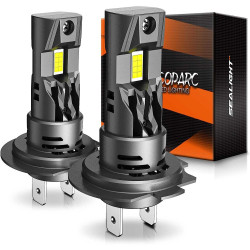 SEALIGHT® S2 H7 60W 6500K White IP67 LED Headlight Bulbs 2Pcs
