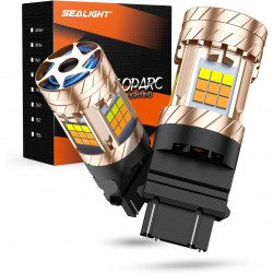 SEALIGHT® SLJ3 3157/3156/3057 LED Turn Signal Lights and DRL Bulbs 30W 3200LM Amber/White Switchback 2PCS