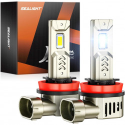 SEALIGHT® L2S H11/H9/H8 90W 6500K White IP68 LED Headlight Bulbs 2Pcs