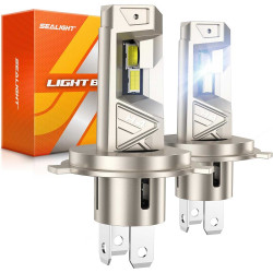 SEALIGHT® S6 Pro H4/9003 150W 6500K White IP68 LED Headlight Bulbs 2 Pcs