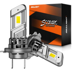SEALIGHT® S1-Pro H7 60W 6500K White IP68 LED Headlight Bulbs 2 Pcs