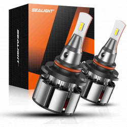 SEALIGHT® L2 9006/HB4 60W 6000K White IP67 LED Headlight Bulbs 2Pcs