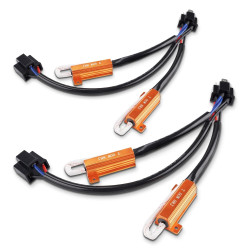 SEALIGHT® 9003/H4 LED Bulbs Canbus Decoders/ Resistor Anti Flicker Harness