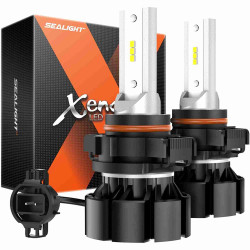 SEALIGHT® XF1 2504/PSX24W LED Fog Light Bulbs 6000K White 20W 6000LM IP67 2PCS