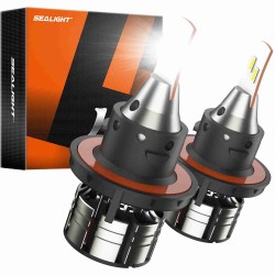 SEALIGHT® L1 9008/H13 60W 6500K White IP67 LED Headlight Bulbs 2Pcs